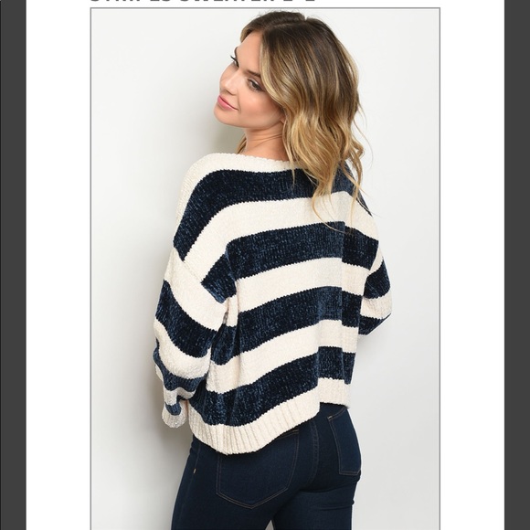 1 Left 5🌟 New!! Super Soft Stripe Chenille - Picture 5 of 7